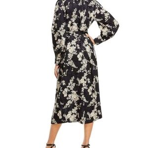 Rebecca Taylor Silk Blend long Sleeve Gabrielle Shirt Dress Women's XS